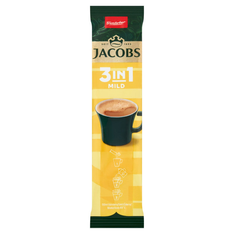 Jacobs 3in1 Mild Rozpuszczalny napój kawowy 11,1 g